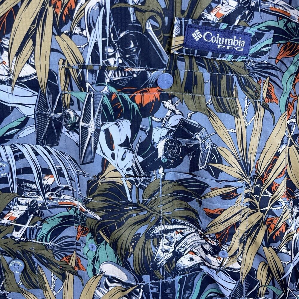 Columbia PFG x Star Wars Outer Rim Cantina 2 Super Tamiami Shirt Men's Medium - Picture 6 of 14